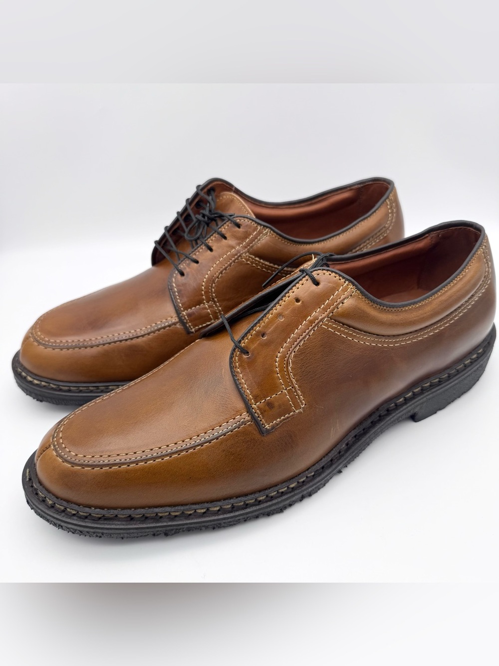 Allen Edmonds Wilbert Brown Leather Lace-Up Oxford Dress Shoes Men's Size 11 D
